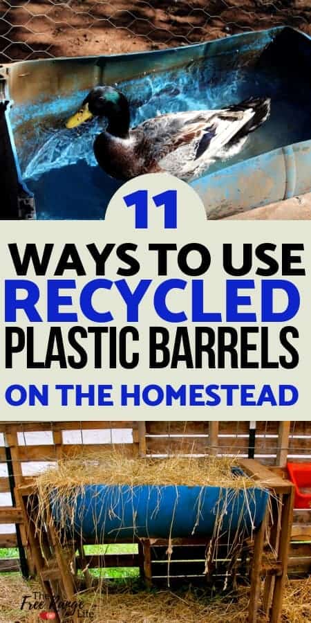 Ideas for Recycling Plastic Drums 