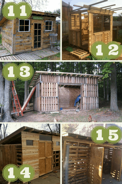 15 Diy Pallet Shed Barn And Building Ideas