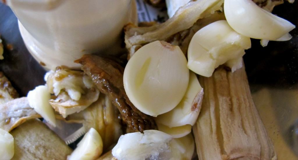 ajvar: eggplant and garlic