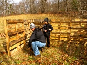 how to make a pallet barn for your livestock!