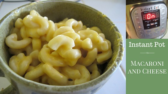 instant pot recipes for macaroni and cheese