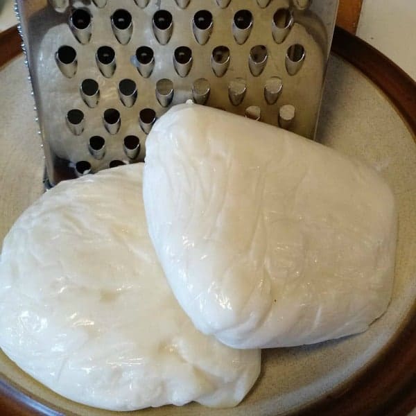 goat milk mozzarella finished product