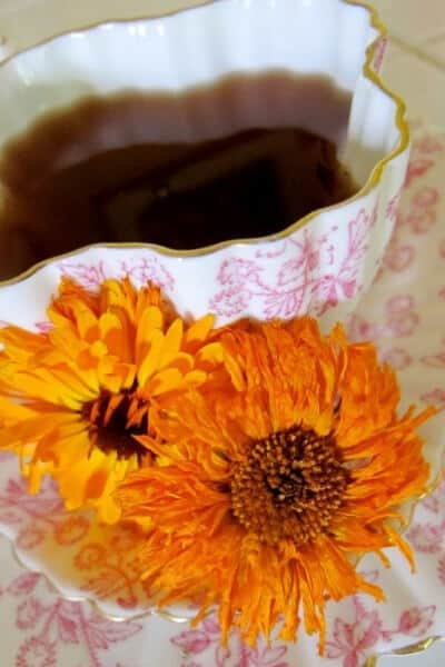 Calendula benefits and uses- calendula tea