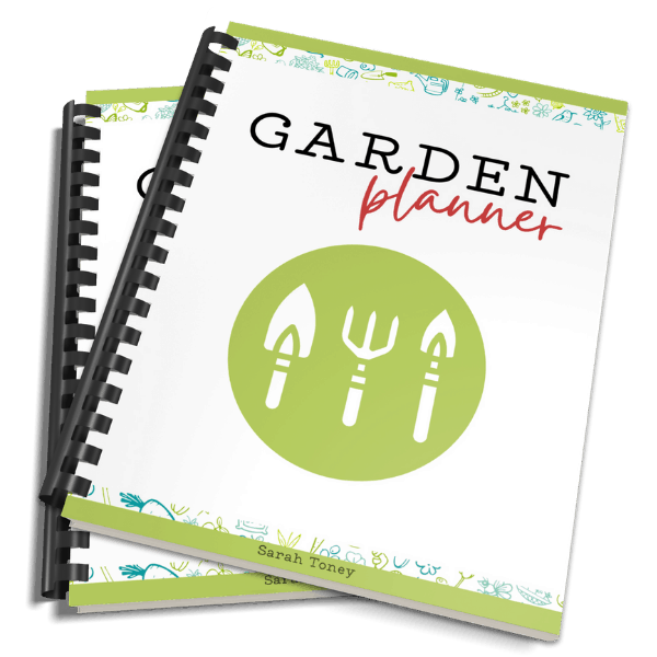 GARDEN PLANNER COVER MOCKUP SPIRAL BOUND BOOK