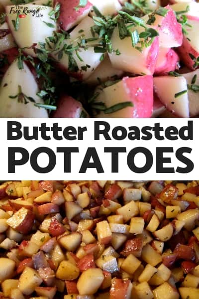 Real Food Recipes: Butter Roasted Potatoes with Fresh Thyme