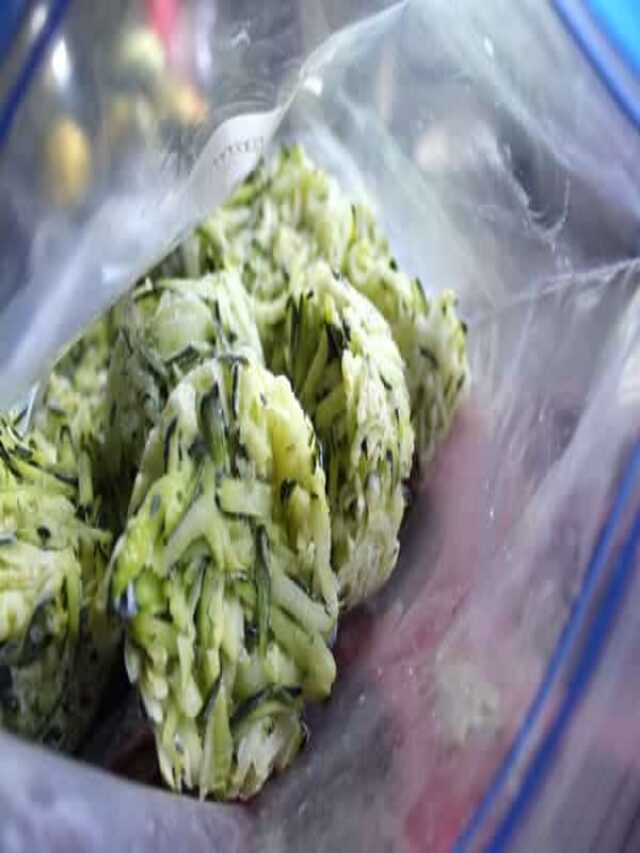 How to Freeze Zucchini Story