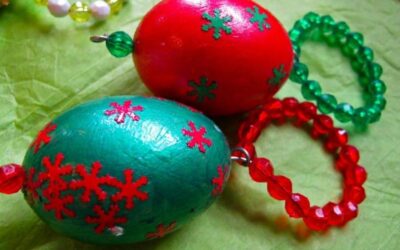 DIY Christmas: Blown Egg Ornaments