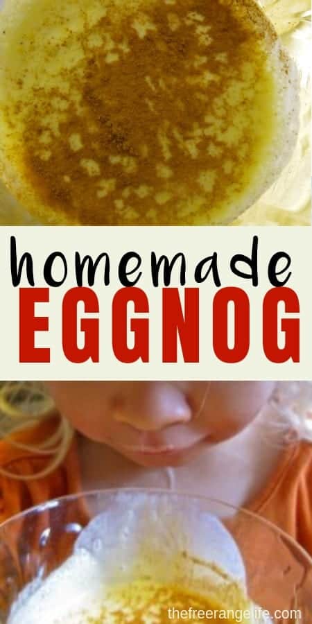 Holiday Drinks: Learn how to make homemade eggnog this holiday season using fresh eggs and milk!