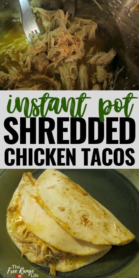 Easy Shredded Chicken Tacos in the Instant Pot!