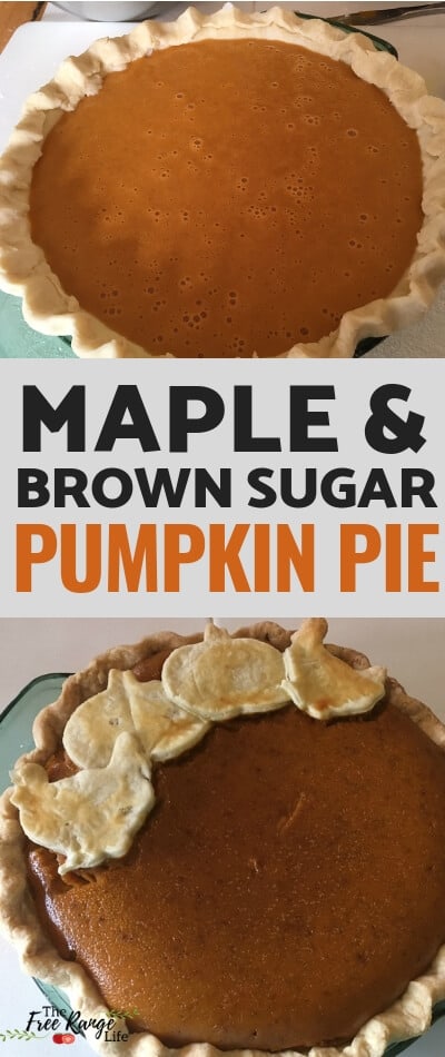Pumpkin pie is a holiday table favorite. Try my recipe for maple brown sugar pumpkin pie for a yummy spin on this classic dessert!