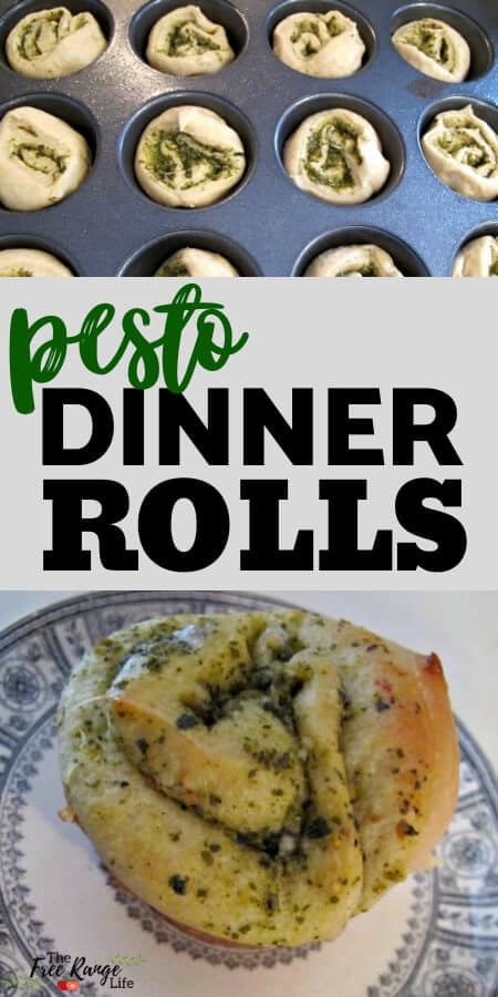 how to make pesto dinner rolls