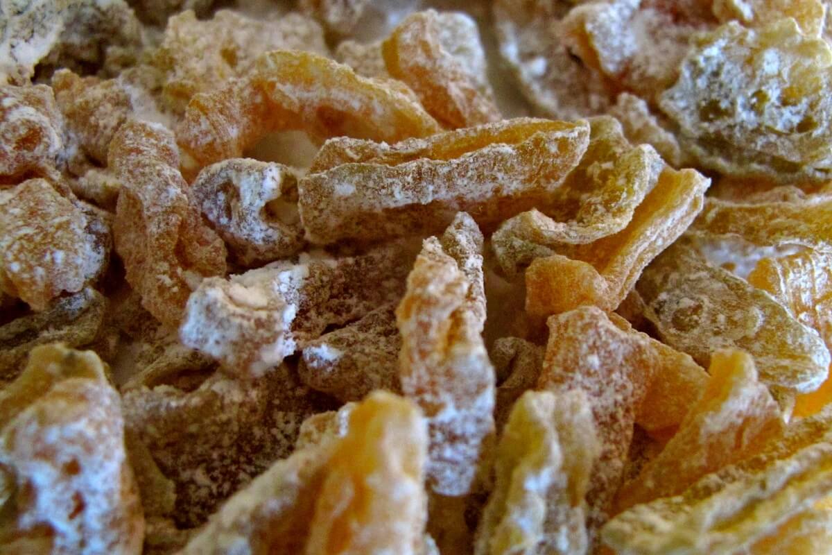 Candied Zucchini Fruit Snacks (dehydrated/dehydrator) Recipe by