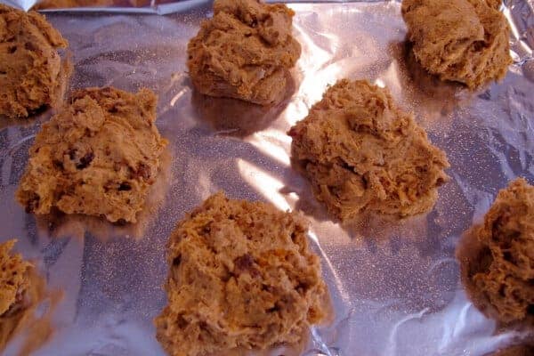 sweet potato scones ready to bake