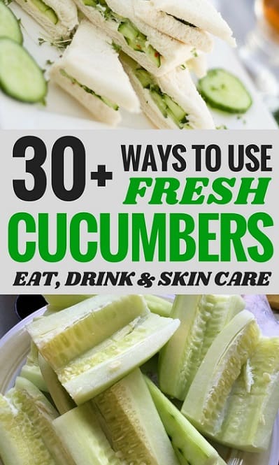 Vegetable Recipes: Over 30 different ways to use cucumbers to keep your body healthy inside and out. 